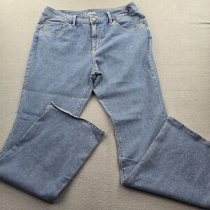 No Boundaries Mid Rise Bootcut Jeans Womens W36 Blue Denim Stretch Comfort Wear